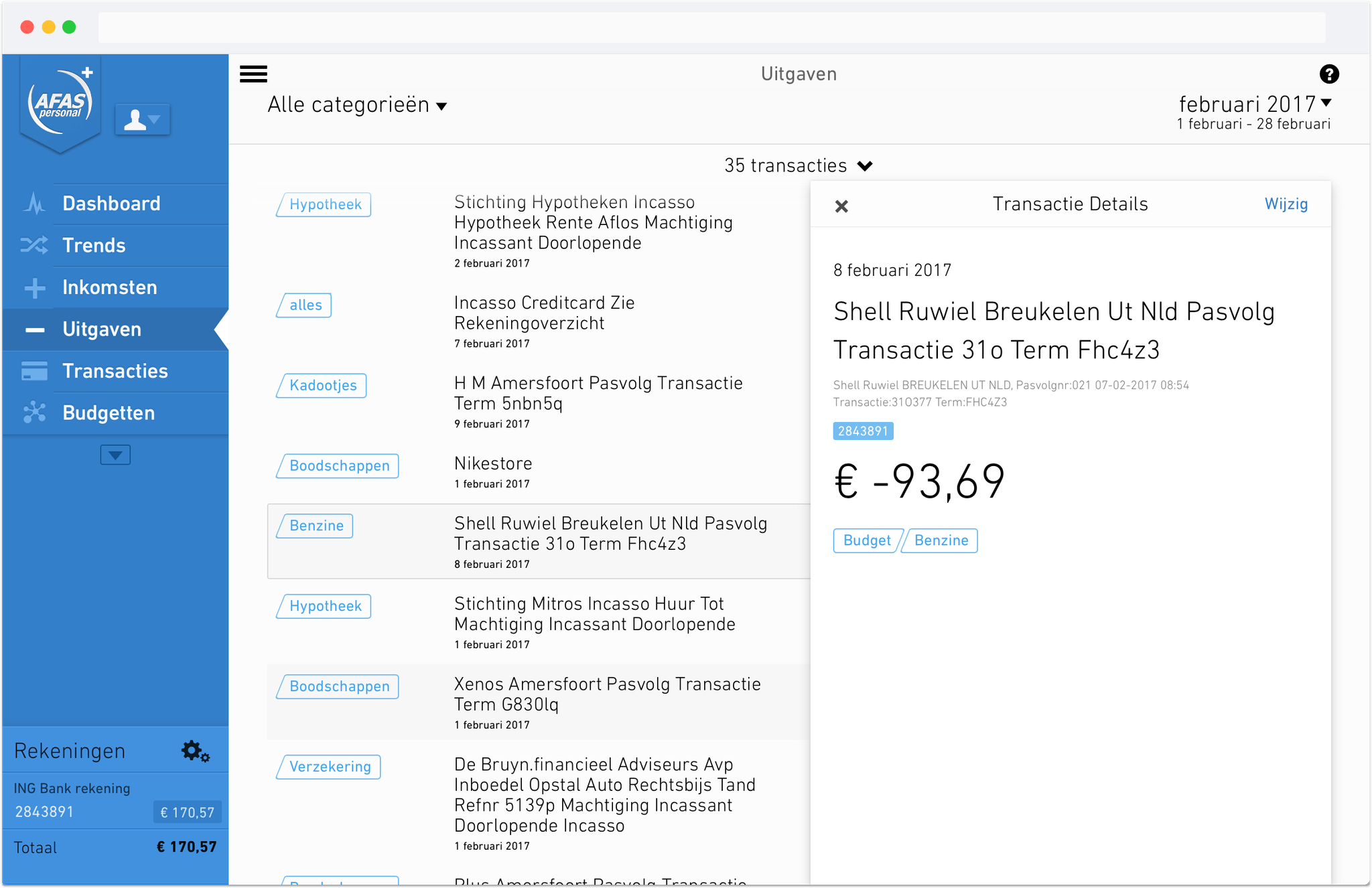 Digital product design and front-end engineering for AFAS Personal