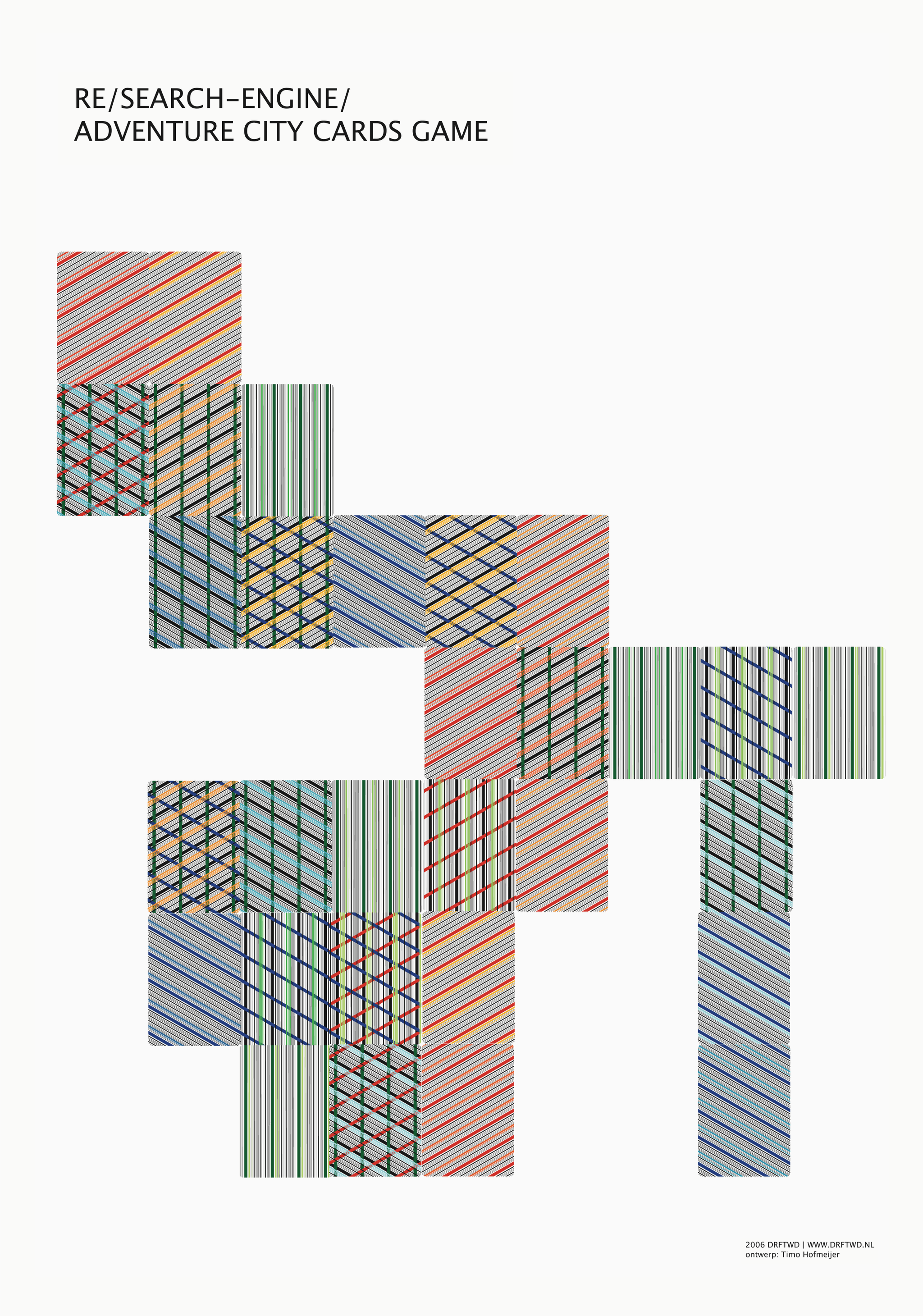 Graphic design for DRFTWD, studio for architecture and urban development