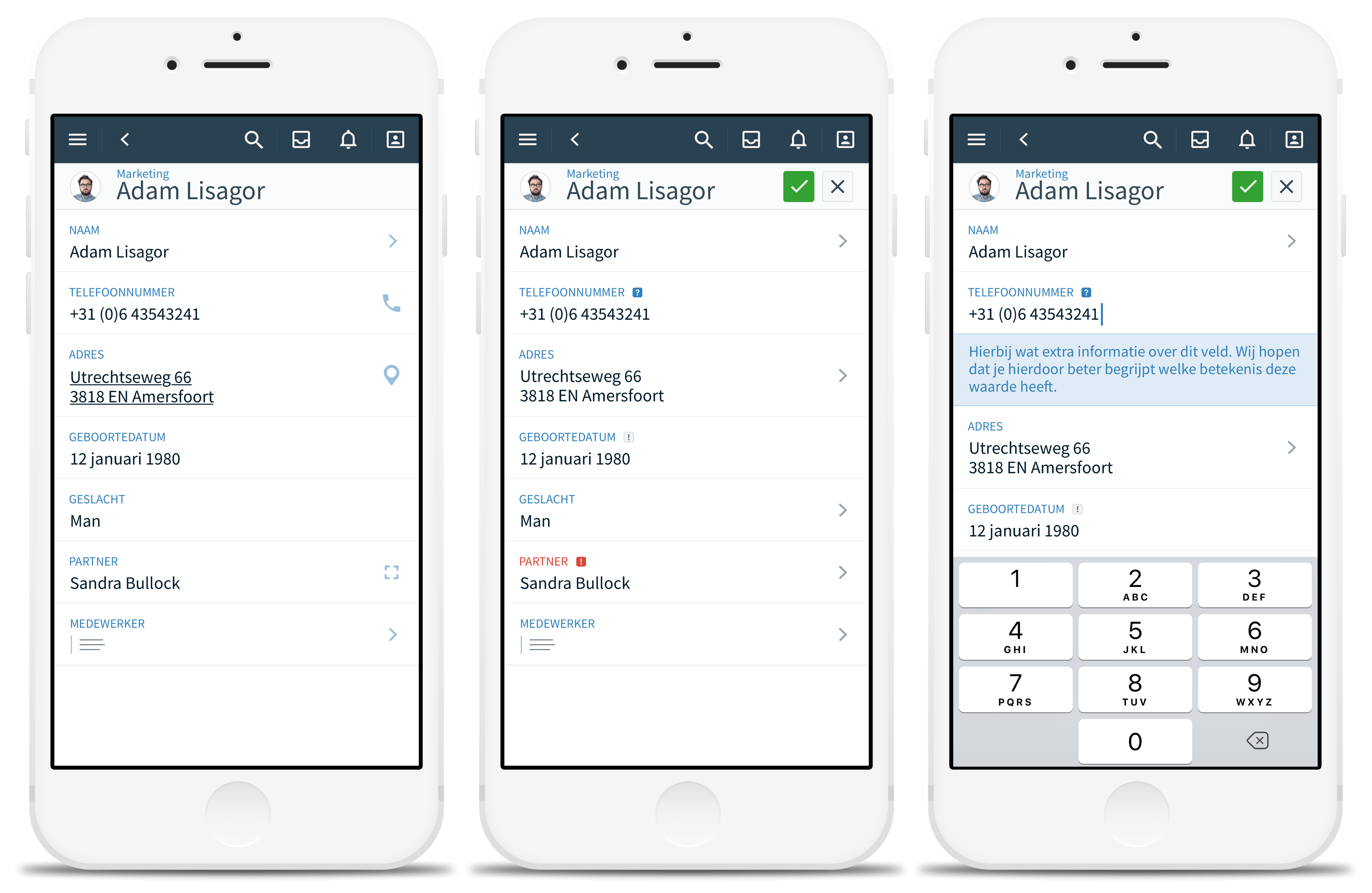 Product design for AFAS Next